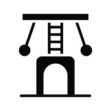 Scratcher Vektörü katı Simge Tasarımı çizimi. Beyaz arkaplan EPS 10 Dosyasında Veterinerlik Sembolü