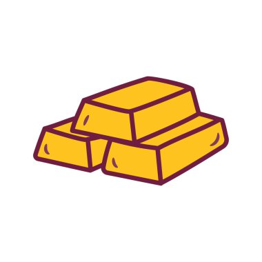 Simge Tasarımı illüstrasyonunu içeren altın vektör. Beyaz arkaplan EPS 10 Dosyasında Oyun Sembolü