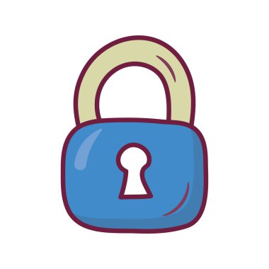 Kilit vektörü Simge Tasarımı illüstrasyonunu yükledi. Beyaz arkaplan EPS 10 Dosyasında Oyun Sembolü. /