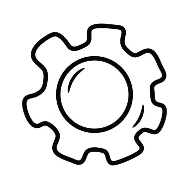 Vektör taslağı Simge Tasarımı illüstrasyonu ayarlanıyor. Beyaz arkaplan EPS 10 Dosyasında Oyun Sembolü