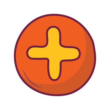 Uranüs vektörü Simge Tasarımı illüstrasyonunu doldurdu. Beyaz arkaplan EPS 10 Dosyasında Ortam Kontrol Sembolü