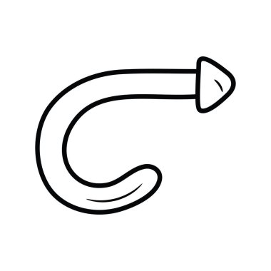 Yönlendirme ana hatlarını atla Simge Tasarımı illüstrasyonunu. Beyaz arkaplan EPS 10 Dosyasında Ortam Kontrol Sembolü