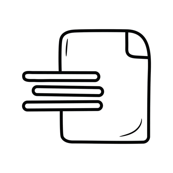Надіслати Ілюстрацію Дизайну Піктограм Векторного Контуру Файла Символ Керування Медіа — стоковий вектор
