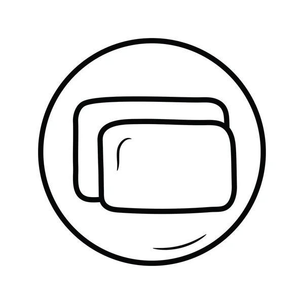 Wielu Użytkowników Zarys Wektora Icon Design Ilustracji Symbol Kontroli Mediów — Wektor stockowy