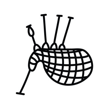 Slot Gane vektör anahatları Simge Tasarım çizimi. Beyaz arkaplan EPS 10 Dosyasında Müzik Sembolü