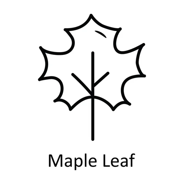 vintage simple maple leaf logo symbol vector icon illustration