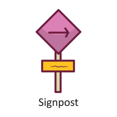 İmza Postası Vektörü Simge Tasarımı illüstrasyonunu özetledi. Beyaz arkaplan EPS 10 Dosyasında Seyahat Sembolü