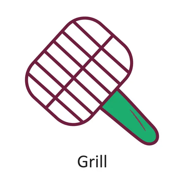 grill logo icon design template vector 8040264 Vector Art at Vecteezy