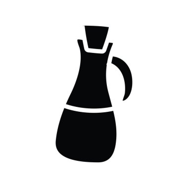 Taşıyıcı vektörü katı Simge Tasarım çizimi. Beyaz arkaplan EPS 10 Dosyasında Fırın Sembolü