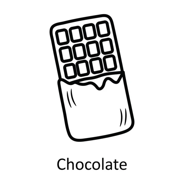 Schéma Vectoriel Chocolat Icône Illustration Design Symbole Boulangerie Sur Fond — Image vectorielle
