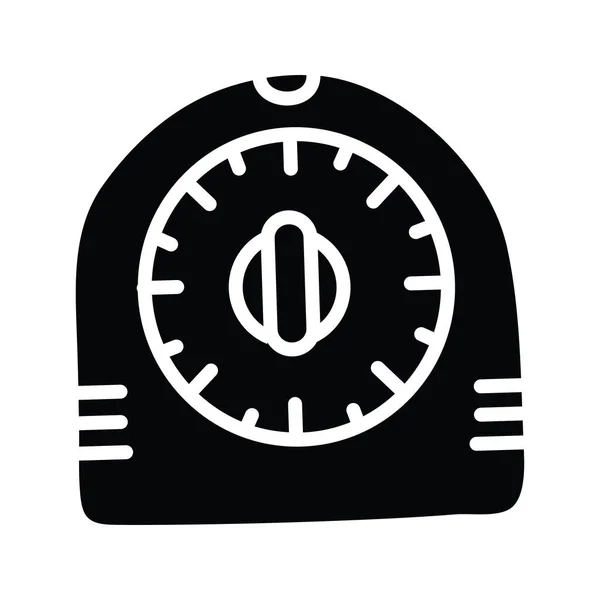Strojový Vektor Pevná Ikona Design Ilustrace Symbol Pekárny Bílém Pozadí — Stockový vektor