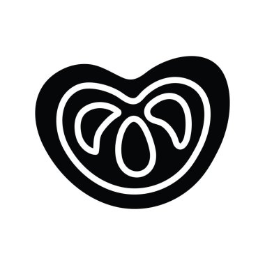 Prr vektörü katı Simge Tasarımı çizimi. Beyaz arkaplan EPS 10 Dosyasında Yiyecek ve İçecekler Sembolü