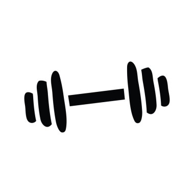 Ağırlık vektörü katı Simge Tasarımı çizimi. Beyaz arkaplan EPS 10 Dosyası üzerine Olimpiyat Sembolü