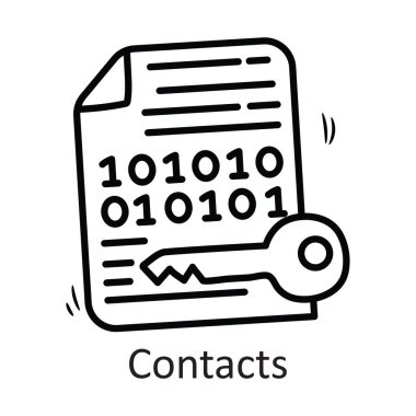 Kişi vektör taslağı Simge Tasarımı illüstrasyonu. Beyaz arkaplan EPS 10 Dosyasında Güvenlik Sembolü