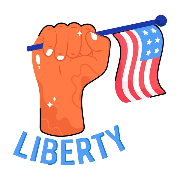 Liberty Doodle Vecteur Coloré Stickers Icône Fichier Eps — Image vectorielle