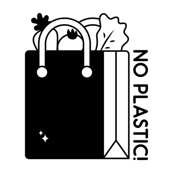 Nenhum Adesivo Sólido Vetor Plástico Doodle Arquivo Eps — Vetor de Stock