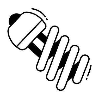 Led Ampul Karalama Simgesi Tasarım Çizimi. Beyaz arkaplan EPS 10 Dosyasında Ekoloji Sembolü