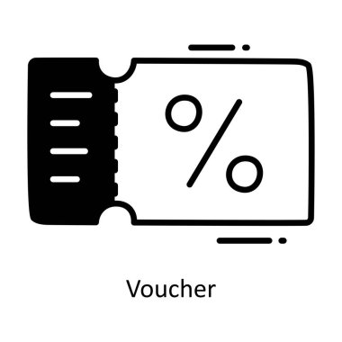 Fiş karalama yarı katı simge tasarımı çizimi. Beyaz arkaplan EPS 10 Dosyasında Ticaret ve Alışveriş Sembolü