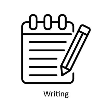 Simge Tasarımı illüstrasyonunun vektör taslağı yazılıyor. Beyaz arkaplan EPS 10 Dosyasında İş ve Yönetim Sembolü