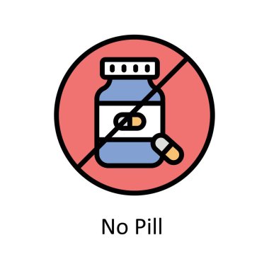 Hiç hap vektörü ana hatlar simgesi biçiminde resmedilmedi. EPS 10 Dosyası