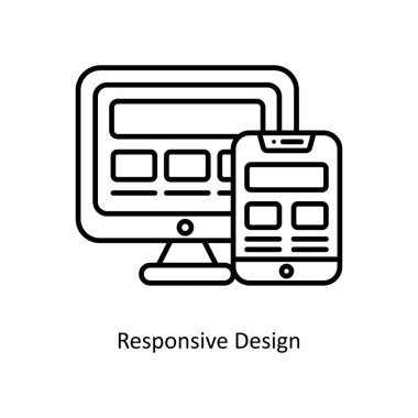 Tepkili Tasarım Tasarım Tasarım Tasarım Tasarım Resimleri. Beyaz arkaplanda Seo ve Web sembolü EPS 10 dosyası