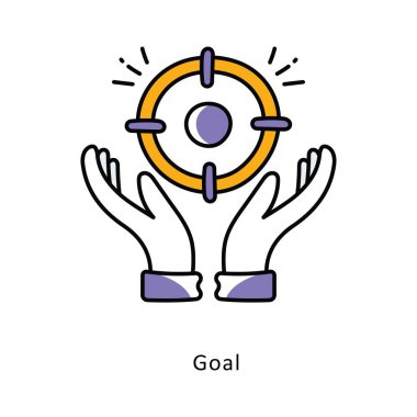 Gol izometrik hisse senedi çizimi. EPS Dosya illüstrasyonu