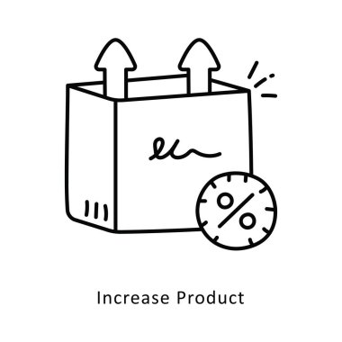 Ürün izometrik stok illüstrasyonunu arttır. EPS Dosya illüstrasyonu