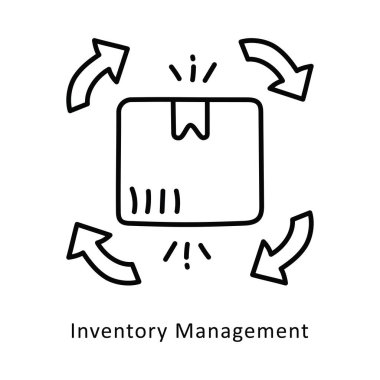Envanter Yönetimi izometrik hisse senedi çizimi. EPS Dosya illüstrasyonu