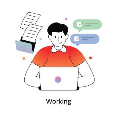 Gradient Düz Biçim Tasarım Vektörü illüstrasyonu. Hisse senedi bozulması. 