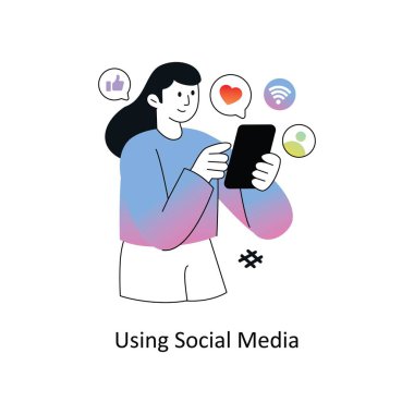 Bitcoin Ağı Düz Stil Tasarım Vektörü illüstrasyonu. Hisse senedi bozulması. 