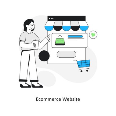 Etrade Website izometrik hisse senedi çizimi. EPS Dosya illüstrasyonu