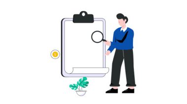 Muhasebe Yazılımı 2D animasyon. 4K 