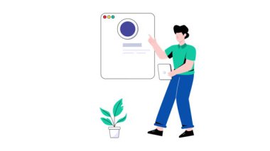 Hesap Analizi 2D animasyonu. 4K 