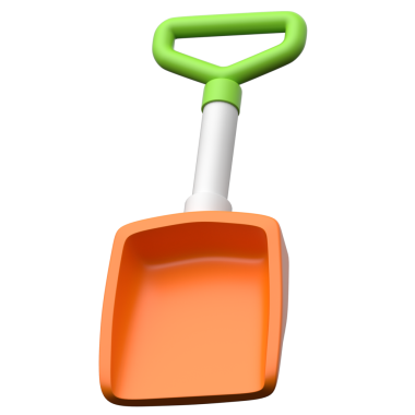 Şeffaf arkaplanda üç boyutlu simge