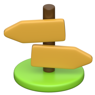 Şeffaf arkaplanda 3B simgesi