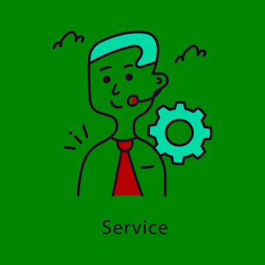 Servis Vektörü Doldurulmuş Taslak Biçim Simgesi. Eps 10 dosyası