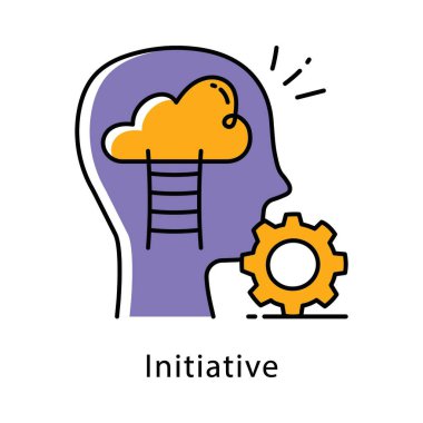 Girişim Vektörü Taslak Biçimi Simgesi. Eps 10 dosyası