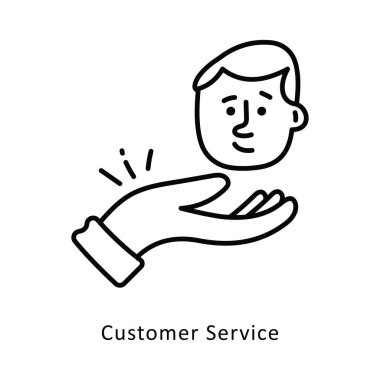 Müşteri Hizmetleri Ana Hattı Biçim Simgesi. Eps 10 Dosyası