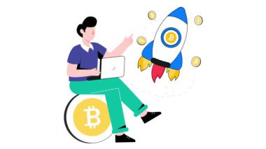 Bitcoin Başlangıç 2B Düz Canlandırma.