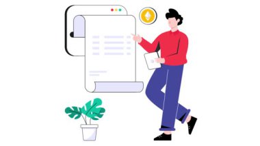 Şifreli Fatura 2B Düz Canlandırma.