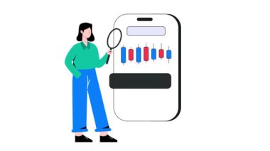 Kripto Pazarı 2B Düz Canlandırma.