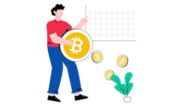 Bitcoin Büyümesi 2B Düz Canlandırma.