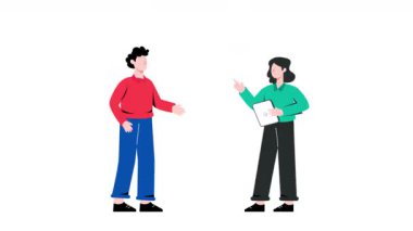 Kripto Yatırım Tartışması 2B Daire Canlandırması.