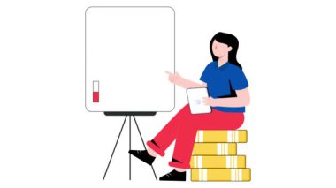 Finansal Planlama 2B Düz Canlandırma.