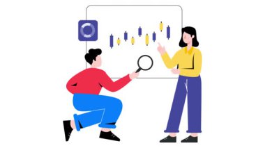 Pazar Analizi 2B Düz Canlandırma.