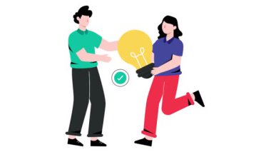 Fikir 2B Düz Canlandırması Paylaşılıyor.