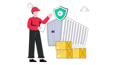 Kargo Konteynırı 2B Düz Canlandırma 