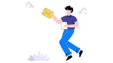 Posta Kutusu Paketi 2B Düz Canlandırma 