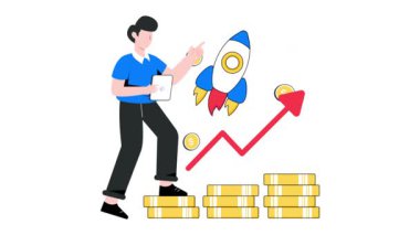 Ekonomik Gelişim 2B Düz Canlandırma. 