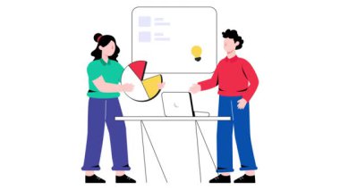 Finansal Planlama 2B Düz Canlandırma.